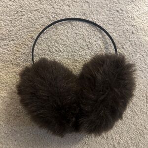Brown Fluffy Earmuffs